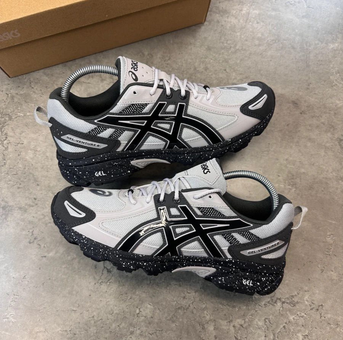 black and white trainers